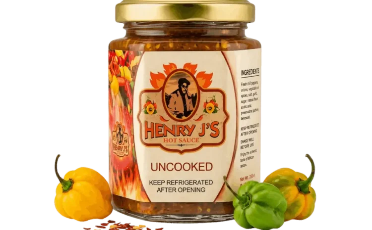 Henry j’s Uncooked Hot Sauce